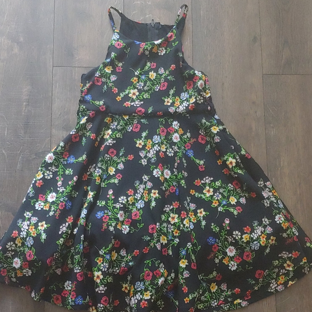 Girl's Floral Formal A-Line Dress